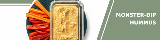 Mealomat Blogbanner: Monster-Dip Hummus fuer Kinder