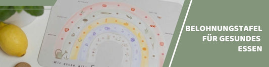 Mealomat Blogbanner: Belohnungstafel für gesundes Essen, Regenbogentracker