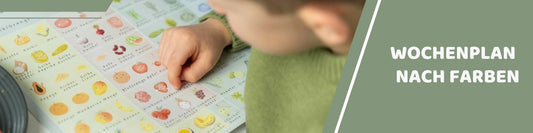 Mealomat Blogbanner: Wochenplan nach Farben