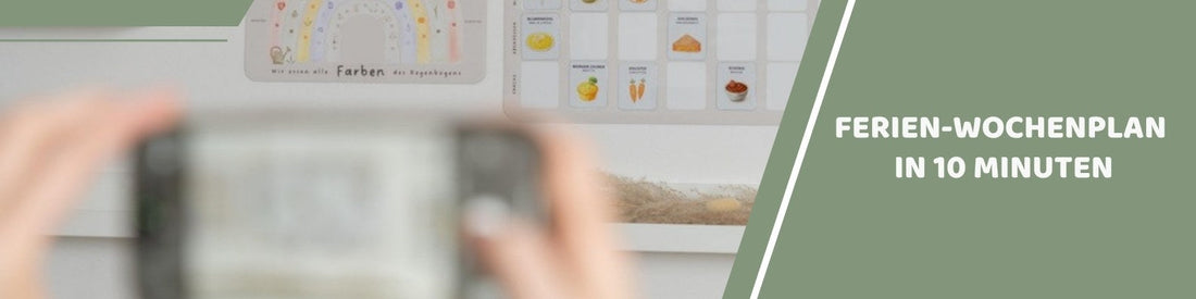 Mealomat Blogbanner: Ferien-Wochenplan in 10 Minuten