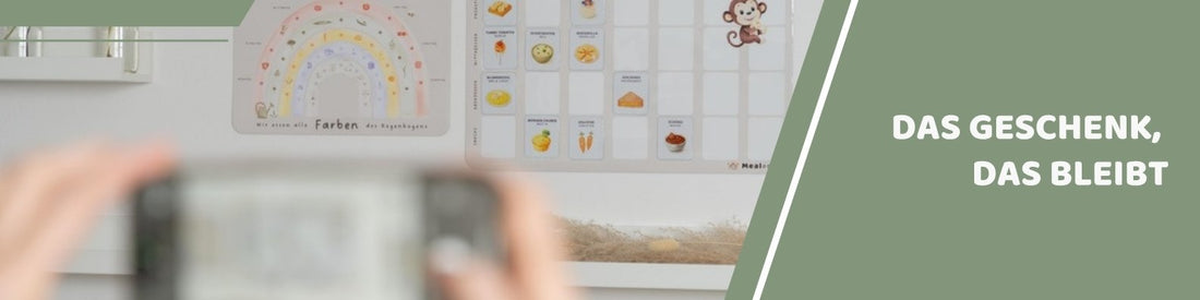 Mealomat Blogbanner: Gesundes Geschenk für Kinder, das bleibt