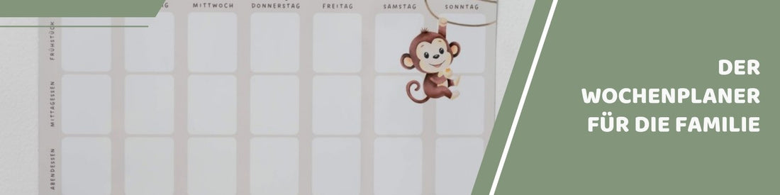 Mealomat Blogbanner: Magnetischer Wochenplaner für die Familie