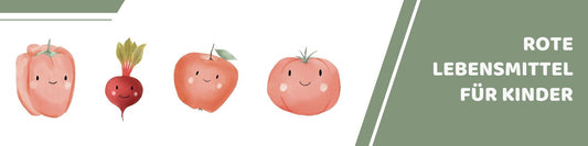 Mealomat Blogbanner: Rote Lebensmittel für Kinder