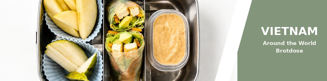 Mealomat Blogbanner: Vietnamesische Summer Rolls für die Brotdose