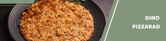 Dino Sumpf Pizzarad: Das proteinreiche Kinderrezept in 10 Min. vorbereitet