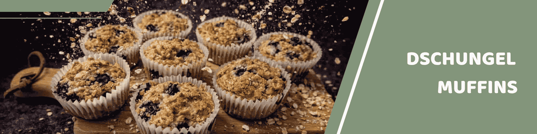 Mealomat Blogbanner: Dschungel Muffins