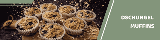 Mealomat Blogbanner: Dschungel Muffins