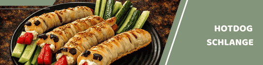 Hotdog Schlange: Das spielerische Kinderrezept aus dem Ofen