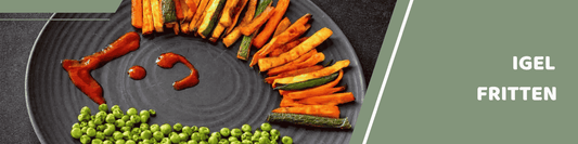 Igel-Fritten: Das gesunde Gemüse-Kinderrezept aus dem Ofen