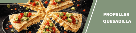 Propeller Quesadilla: 4 Farben in 14 Minuten