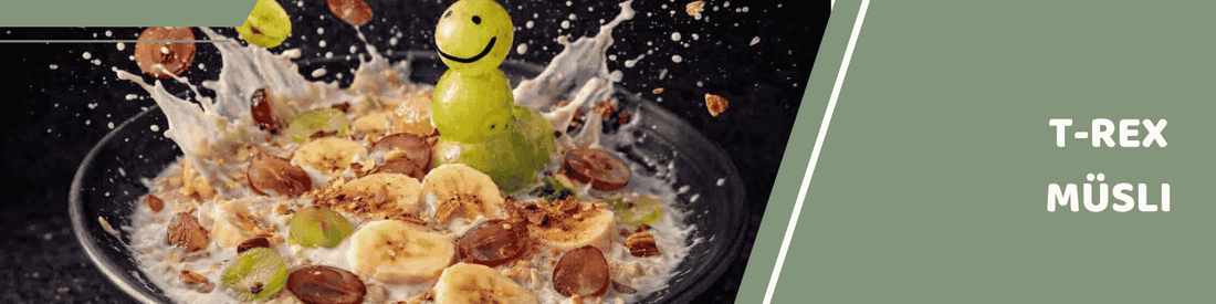 Mealomat Blogbanner: T-Rex Müsli