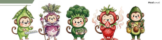 Die 5 Mealomat-Esstypen bei Kindern: der Vorsichtige, der Sinnliche, der Bestimmer, der Snack-Sammler und der Treue