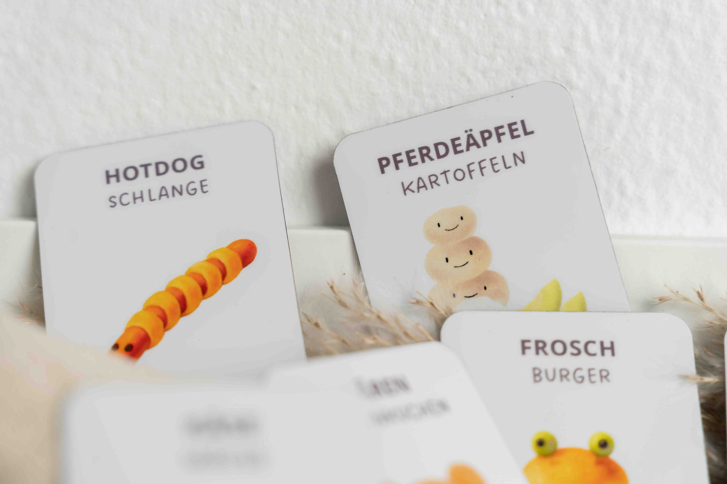Mealomat Tier-Set Rezepttafeln – Magnetkarten für spielerische Wochenplanung mit Kindern.